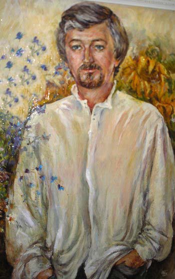 Портрет Николая Кулинича работы Татьяны Шумской. Прав был ее вузовский преподаватель, говоря: «Ваши портреты больше похожи на натуру, чем сам оригинал»