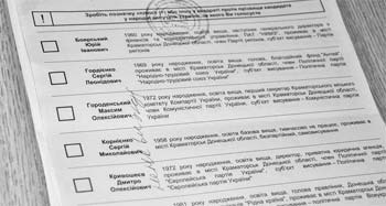 Во время последних президентских выборов в Краматорске против всех кандидатов проголосовало 1,91% избирателей. На этих выборах примерно столько же бюллетеней было испорчено